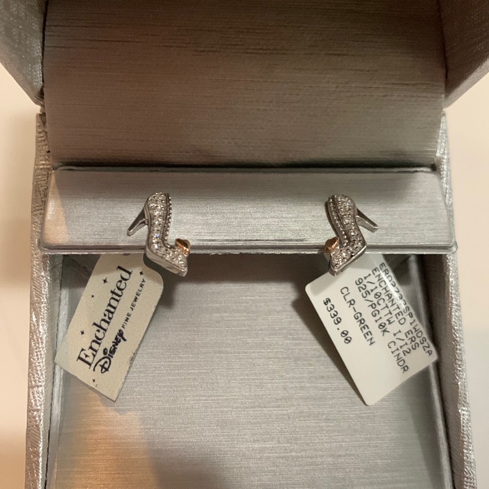 Cinderella Shoes Earrings